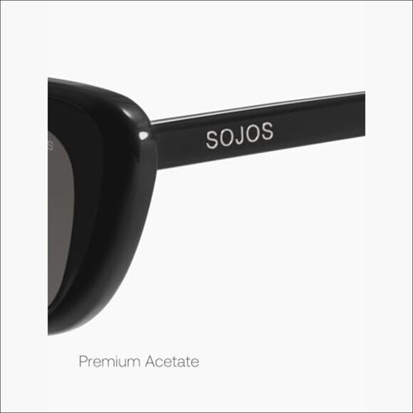 Acetate Retro Cat Eye Sunglasses Polarized Lenses Vintage Fashion